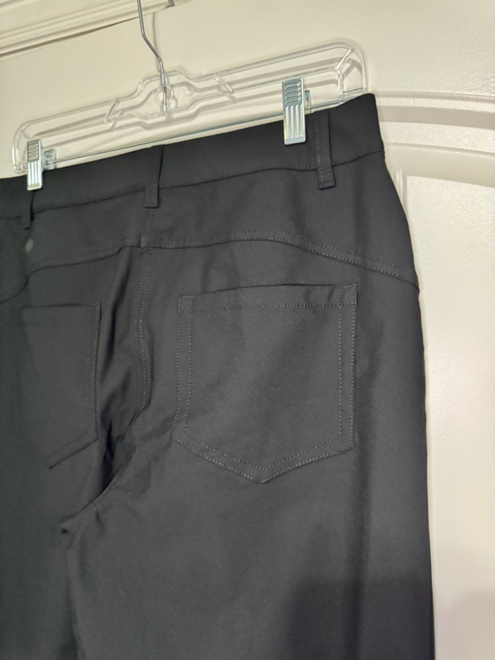 Lululemon City Sleek 5 Pocket Wide-Leg High Rise 7/8 Length Pant in Black - Picture 7 of 12